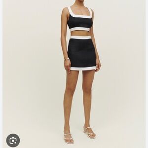 Reformation Robbie linen 2 piece set size 4